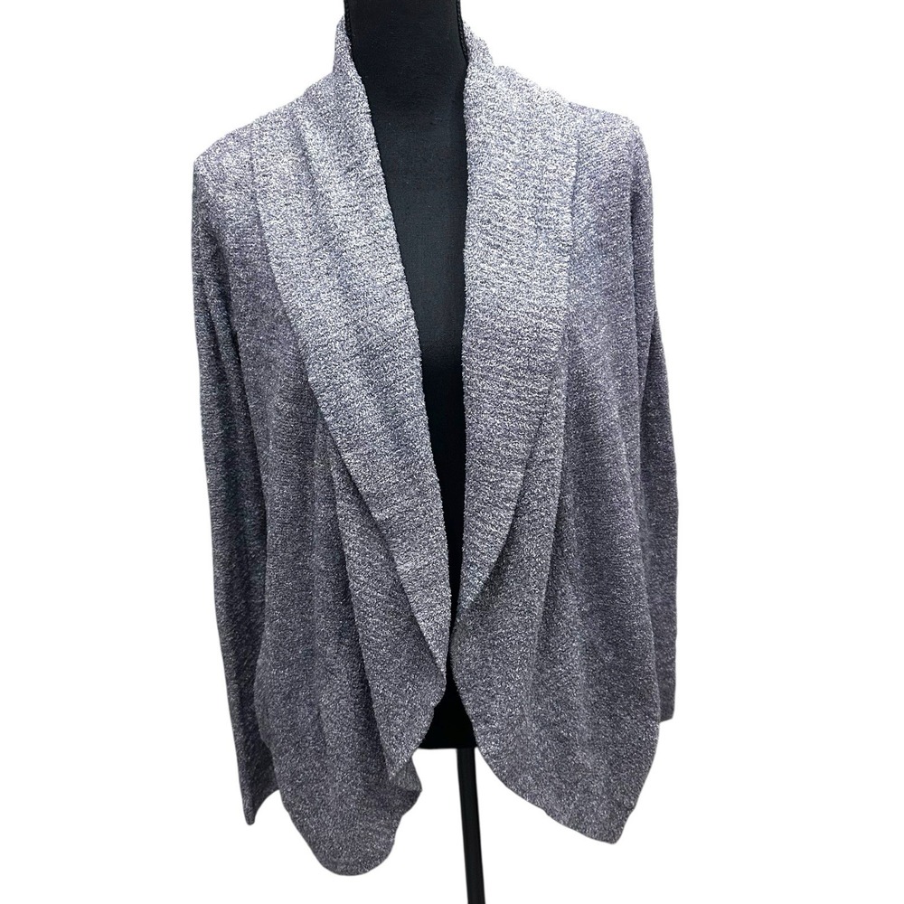 Barefoot Dreams Cozychic Lite Knit Size XS/S Open Cardigan Style 452 Purple Soft
